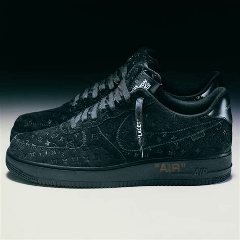 louis vuitton nike air black|louis vuitton force 1.